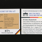 Saksa 2002 Bundesbankin 50 vuotta, hopeoitu muistomitali - pikkukuva 5