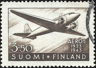 1944 Aeron 20 vuotisjuhla leimattu LaPe 283