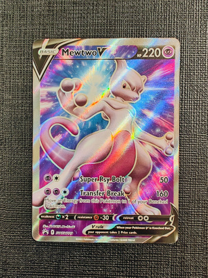 POKEMON GO Promo ETB Full Art MEWTWO V SWSH229