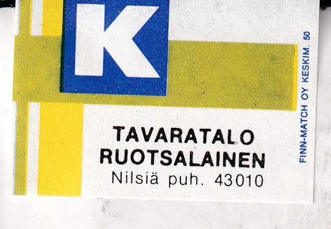 Nilsiä. Tavaratalo Ruotsalainen, s97