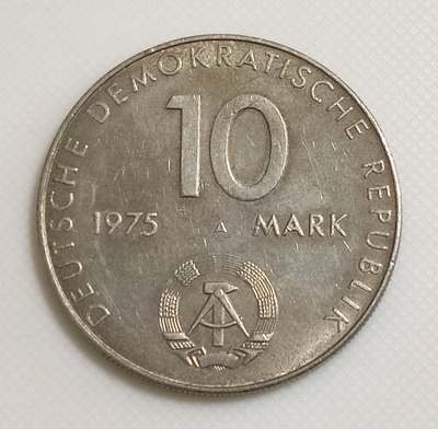 Itä-Saksa 10 Mark 1975