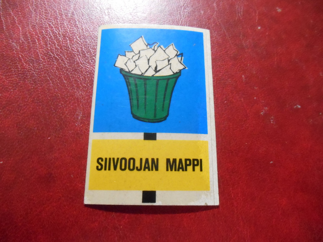 Purkkatarra Jenkki Kuvahuuli Siivoojan mappi