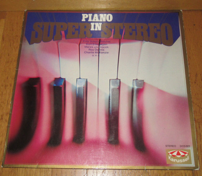 Piano in super stereo Jazz LP-levy