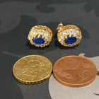 Swarovski kristalli korvakorut sininen kivi korvakorut - pikkukuva 2