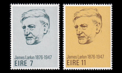 Irlanti 336-7 ** Ay-liikkeen perustaja James Larkin (1976)