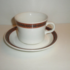 ARABIA /FINISH FLINT TERESA TEEKUPPI+ASETTI - pikkukuva 1