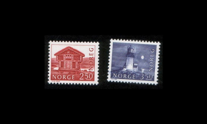 Norja 876-7 ** Käyttösarja rakennuksia (1983)