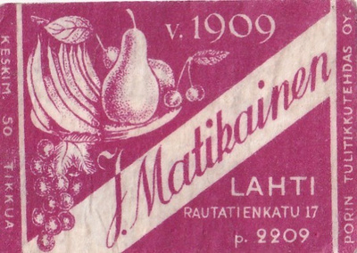 Lahti,    J. Matikainen ,  b491