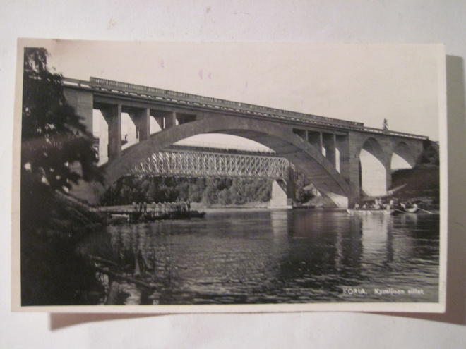 VANHA Postikortti Koria 1950-l Alkup.Mallikappale