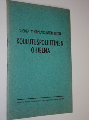 Suomen ylioppilaskuntien liiton koulutuspoliittinen ohjel...