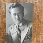 HANNES HÄYRINEN, SIGNEERATTU VALOKUVA, 20.5.1939 - pikkukuva 1