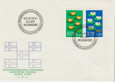 1977 Pohjola merkkien FDC-kirje