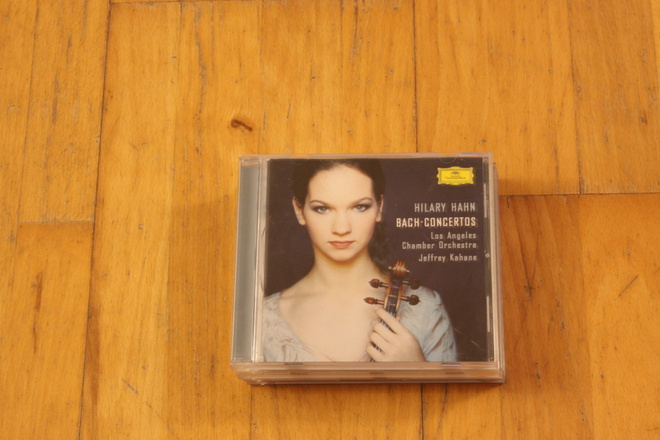 Hilary Hahn Bach Violin Concertos CD