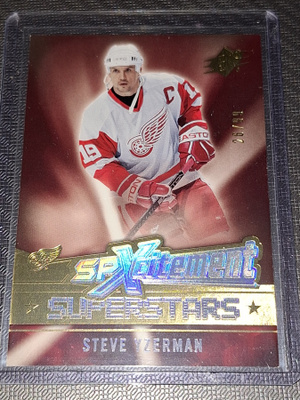 2005-06 SPX SPXcitement Superstars gold Steve Yzerman
