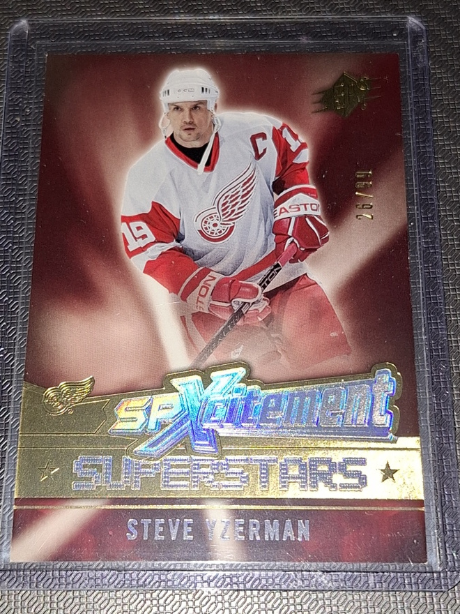 2005-06 SPX SPXcitement Superstars gold Steve Yzerman