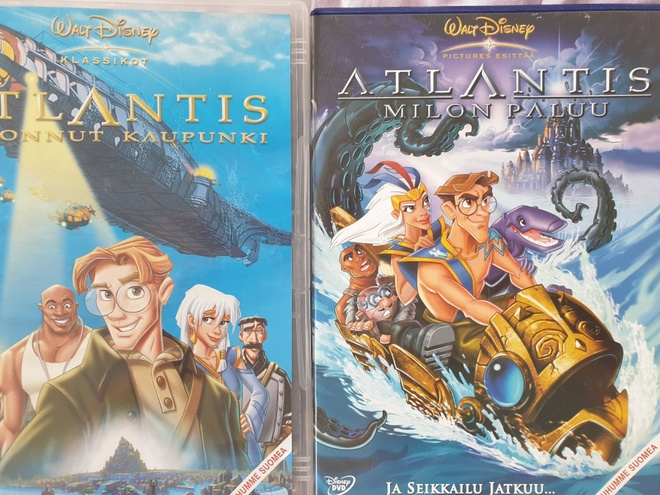 Atlantis Kadonnut kaupunki ja Atlantis Milon paluu DVD