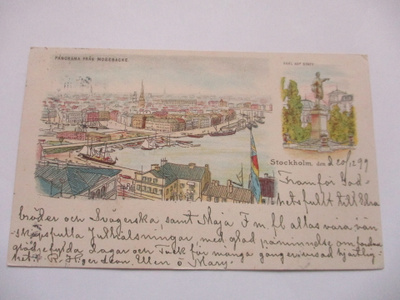 Tukholma - 1899 Ekbergille Hkiin