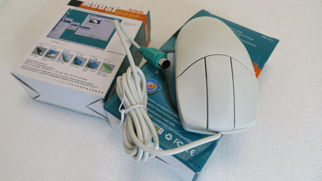 UUSI PS2 HIIRI 540dpi kolme näppäintä RETRO