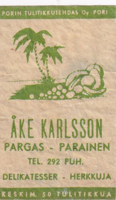 Pargas - Parainen. Åke Karlsson  b530