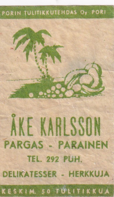 Pargas - Parainen. Åke Karlsson  b530
