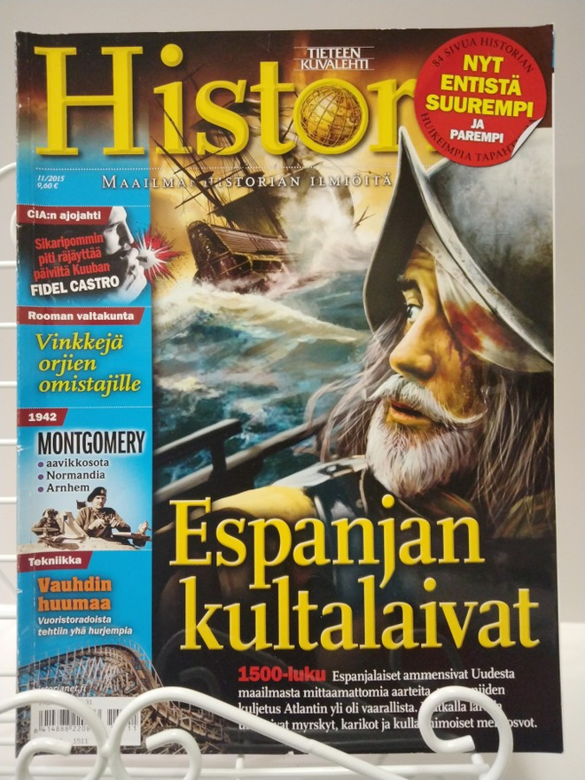 Historia lehti 11 2015 Tieteen Kuvalehti