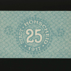 Saksa Notgeld 25 Pfennig, Höhscheid 11.8.1917 - pikkukuva 2