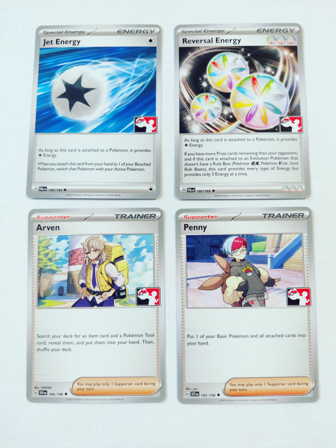 Pokemon Prize Pack Series 4 - 10kpl Trainer Kortteja