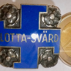 VANHA Merkki Lotta Svärd Hopeaa 1937 - pikkukuva 1