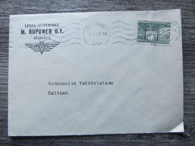 LINJA-AUTOLIIKE M. RUPONEN OY....Joensuu. Firmakuori -57.