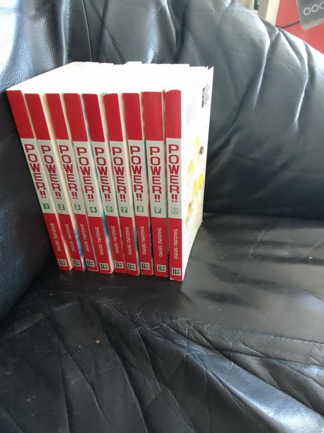 Power!! Manga sarjakuvat 9 kpl Suomeksi