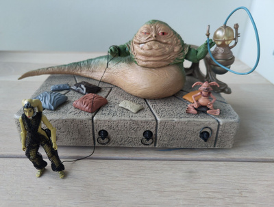 Star Wars Jabba Throne Hasbro (2010) - with outside box