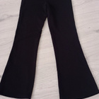 Mustat treenihousut bootcut lahje S - pikkukuva 2