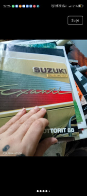 Suzuki perämoottori mallisto esite 1988