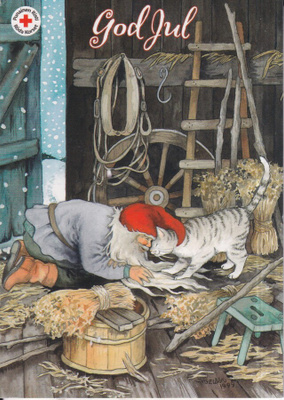 Inge Löök, Tonttu ja kissa. God Jul , e208