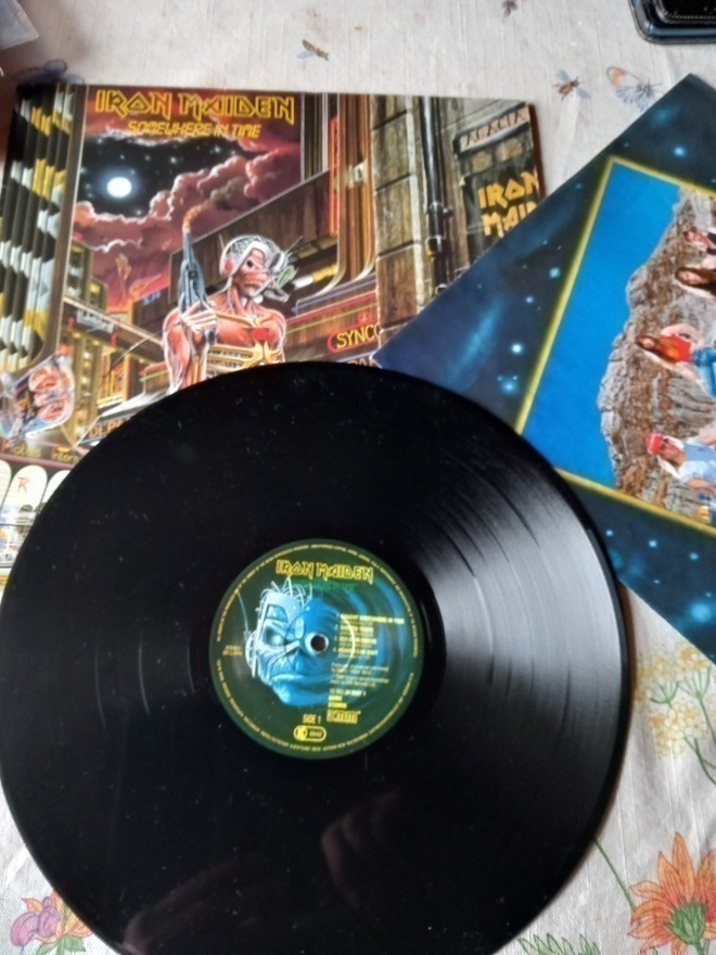 iron maiden somewhere in time lp