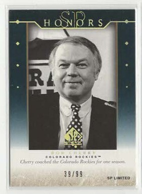 Don Cherry Colorado Rockies 03-04 SP Authentic Honors xx/99