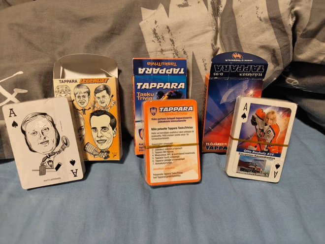 Tappara pelikortit + CD levyt
