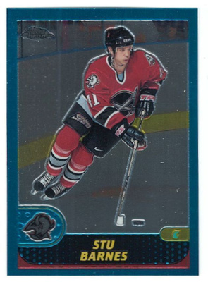 01-02 Topps Chrome #116 Stu Barnes