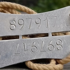 Sotaaikainen Levy. Alkuperäinen nauha. Halkaisija - 58mm - pikkukuva 2