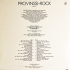 Various – Provinssi-Rock LP 1979 - pikkukuva 2