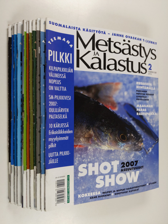 Metsästys ja kalastus vuosikerta 2007 (2 numeroa puuttuu)