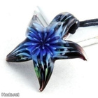 1063 .. Murano Meritähti Lampwork Taidelasi .. Kaulakoru - pikkukuva 2