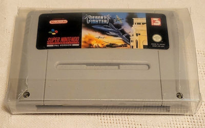 * Desert Fighter SNES PAL+ Uusi Suojakotelo Lue Kuvaus