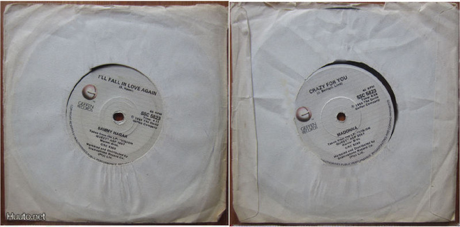 MADONNA: Crazy for you / SAMMY HAGAR: I´ll fall in.. - 7" sg