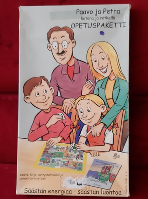 Paavo ja Petra kotona ja retkellä opetuspaketti