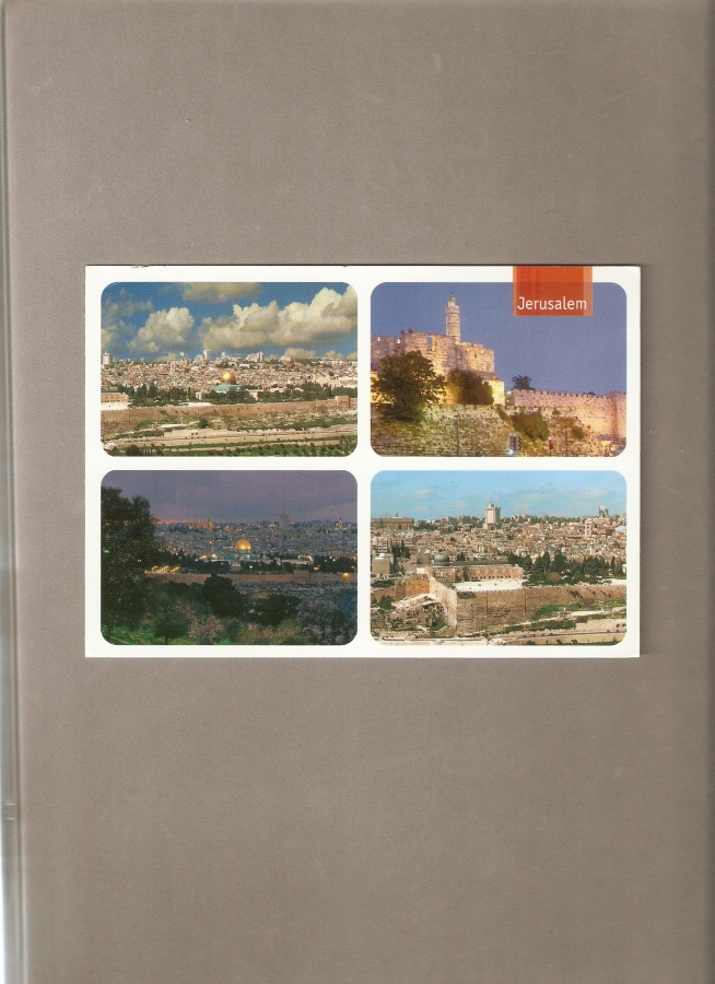 Israel : Jerusalem , the Old City, 4-kuvaa kortissa
