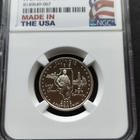 USA 2003-S, State Quarter, Illinois 1818, hopeaa, Proof, NGC - pikkukuva 1