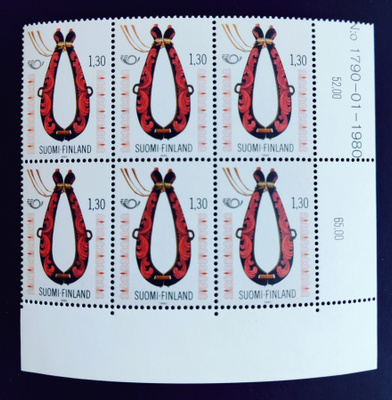 1980 Pohjola 1,30 mk numerokuusilo **