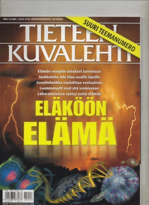 Tieteen Kuvalehti n:o 13 2005 Kone peittoaa ihmisaivot.