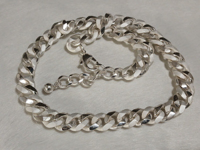 Silver Plated Kanadalainen panssari kaulakoru Silver plated